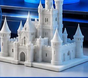 Mô hình lâu đài in 3D